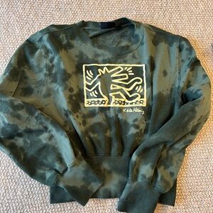 Keith Haring cropped sweatshirt large women’s